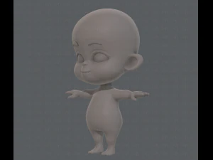 bambino v01 Modello 3D