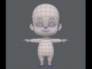 baby v01 Modèle 3D