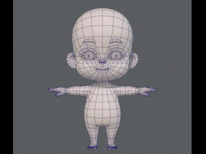 bambino v01 Modello 3D