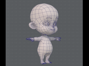 baby v01 Modèle 3D