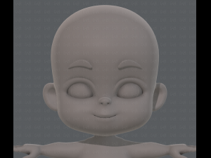 baby v01 Modèle 3D