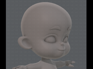 baby v01 Modèle 3D