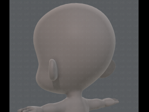 baby v01 Modèle 3D