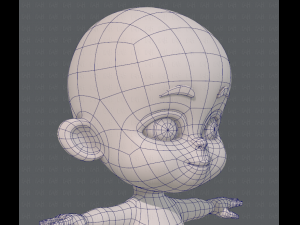 baby v01 Modèle 3D