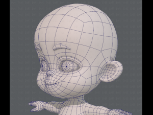 baby v01 Modèle 3D