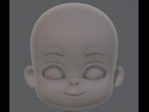 baby v01 Modèle 3D