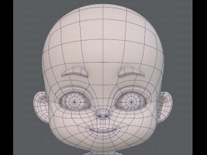 baby v01 Modèle 3D