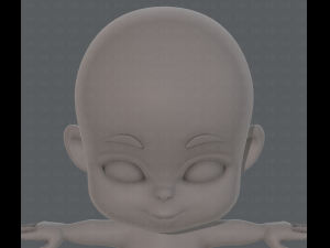 baby v01 Modèle 3D
