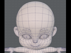 baby v01 Modèle 3D
