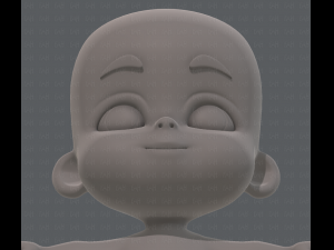 baby v01 Modèle 3D