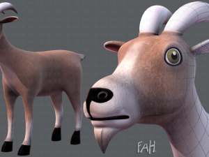 goat v01 3D Модель
