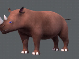 rinoceronte v01 Modello 3D