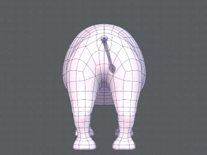 rinoceronte v01 Modello 3D
