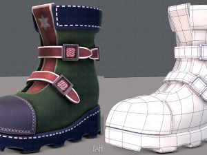 shoes cartoonv25 3Dモデル