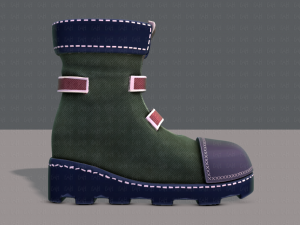 shoes cartoonv25 3D Model