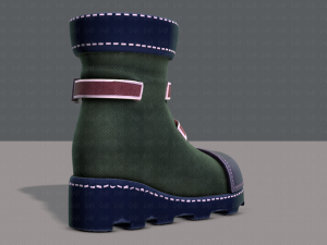 shoes cartoonv25 3D Model