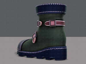 shoes cartoonv25 3D Model