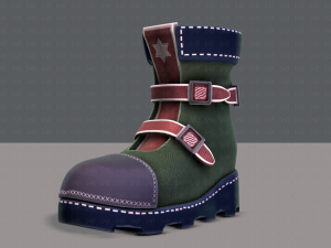 shoes cartoonv25 3D Model