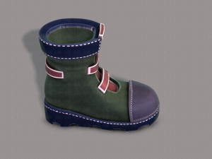 shoes cartoonv25 3D Model