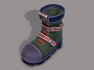 shoes cartoonv25 3D Model