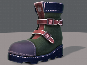 shoes cartoonv25 3D Model