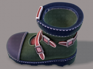 shoes cartoonv25 3D Model