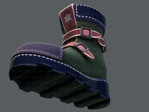 shoes cartoonv25 3D Model