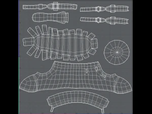 shoes cartoonv25 3D Model