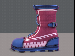shoes cartoonv26 3D Model