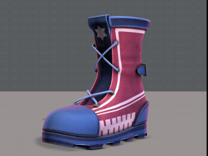shoes cartoonv26 3D Model