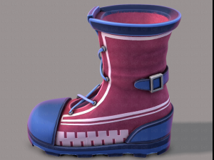 shoes cartoonv26 3D Model