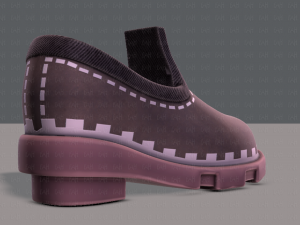 shoes cartoonv27 3D Model