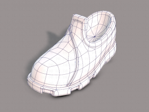 shoes cartoonv27 3D Model