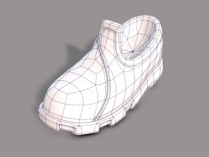 shoes cartoonv27 3D Model