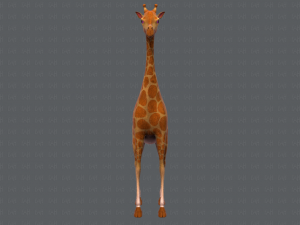 giraffe v01 3D Модель