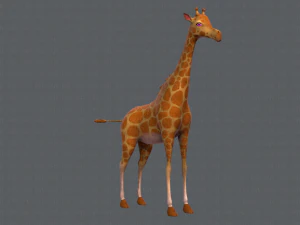 giraffa v01 Modello 3D