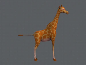 giraffa v01 Modello 3D