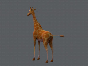 giraffe v01 3D Модель