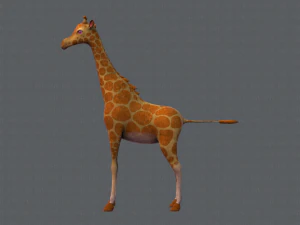 giraffa v01 Modello 3D