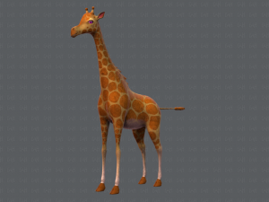 giraffe v01 3D Модель