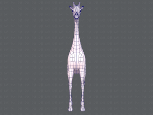giraffe v01 3D Модель
