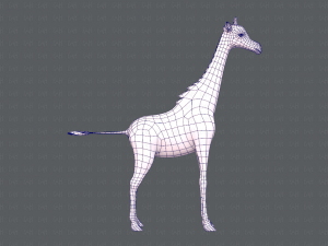 giraffe v01 3D Модель