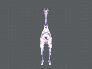 giraffe v01 3D Модель