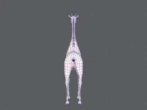 giraffa v01 Modello 3D