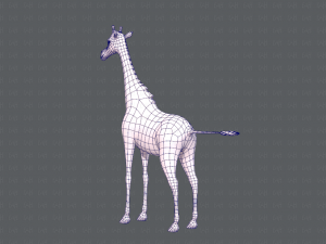 giraffe v01 3D Модель