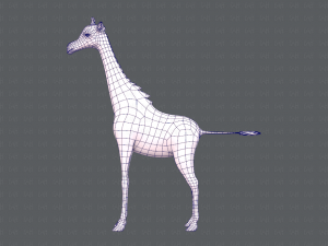 giraffe v01 3D Модель