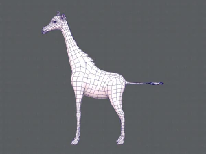 giraffa v01 Modello 3D