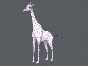 giraffe v01 3D Модель