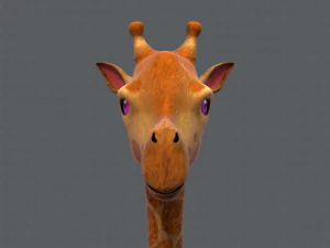 giraffa v01 Modello 3D