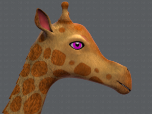 giraffe v01 3D Модель